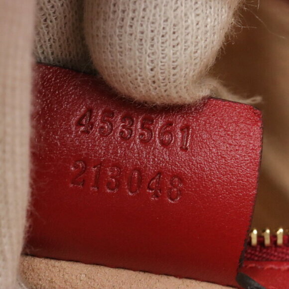 Gucci tote bag leather red - Picture 6 of 8